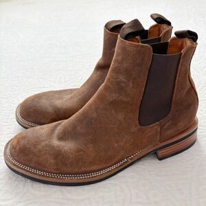 Taft Men's Legion Rugged Leather Chelsea Boots